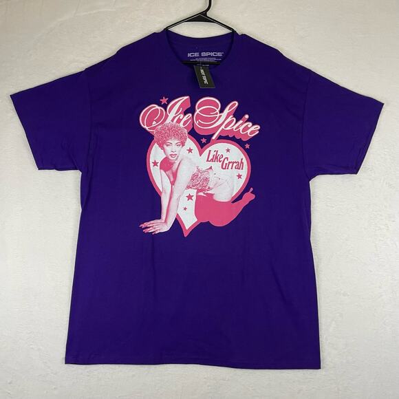Ice Spice Rapper Hot Topic Music tee unisex XXL tshirt 0621 - Picture 2 of 8